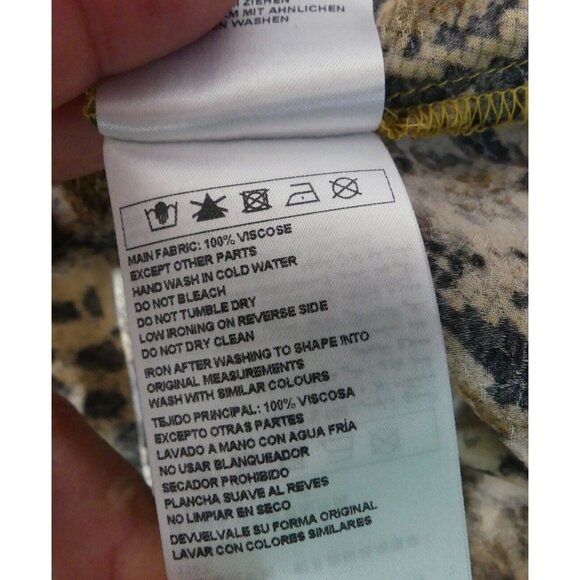 Ba&Sh Womens 0 US 4 Dress Lady Sahara Midi Snakeskin Ochre NWT - Picture 12 of 14